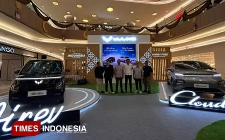 Pameran di Pakuwon Mall Surabaya, Wuling Boyong New Air ev dan New Cloud EV