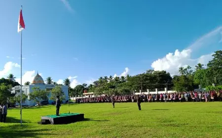 Pimpin Apel Perdana, Bupati Morotai  Rusli Sibua Ingatkan ASN Berpolitik dan Arogansi Kades