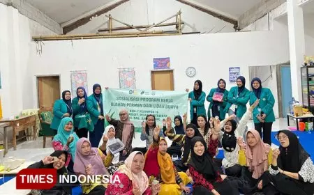 Mahasiswa KSM&#45;T Kelompok 78 Unisma Gelar Sosialisasi Program Kerja Olahan Permen Lidah Buaya