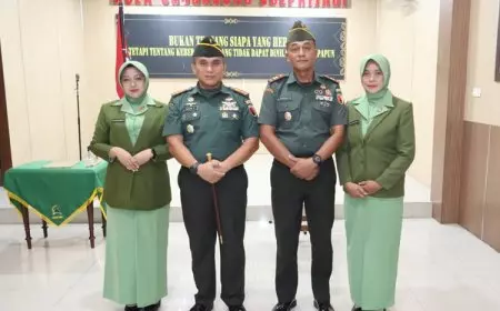 Lettu Inf Sarnoto Resmi Jabat Danramil Wonodadi, Siap Emban Amanah Baru