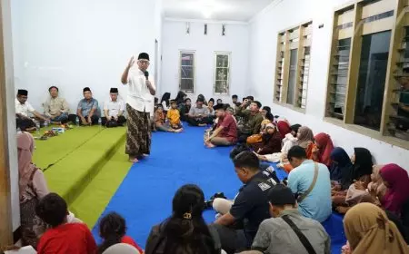 Wakil Wali Kota Kediri Beri Tausiyah Saat Buka Bersama dan Satunan Anak Yatim Dengan PWI Kediri
