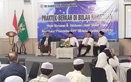 Buka Bersama Anak Yatim Piatu, Bupati Haris Ajak IDI Sinergi Sukseskan Program Kesehatan