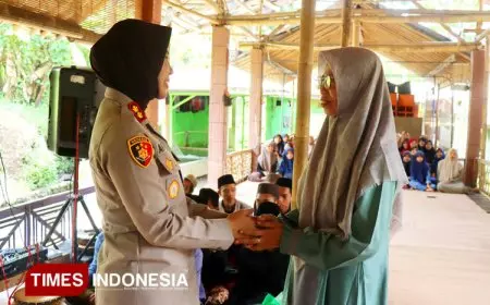 Jalin Silaturahmi, Kapolres Magelang Kota Bertandang ke Pondok Pesantren Selamat