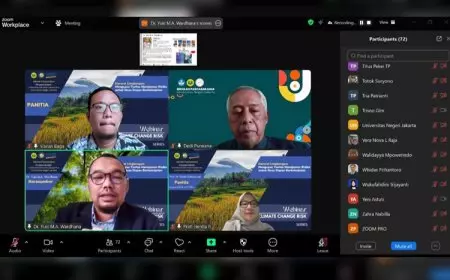 Tantangan Krisis Lingkungan, Prodi S3 PKLH Sekolah Pascasarjana UNJ Gelar Webinar Manajemen Risiko untuk Masa Depan Berkelanjutan