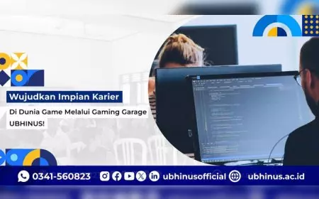 Wujudkan Impian Karier di Dunia Game Melalui Gaming Garage UBHINUS!