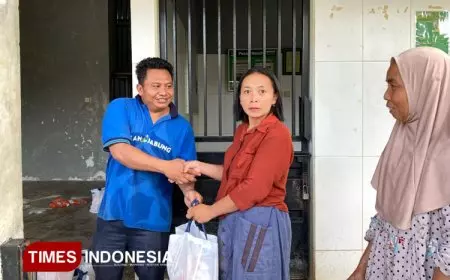 KAN Jabung Bagikan Bingkisan Hari Raya kepada Anggota dan Tetangga
