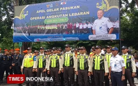 KAI Daop 8 Surabaya Gelar Pasukan Angkutan Lebaran