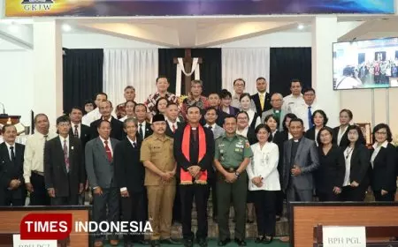 Badan Pengurus PGL GKJW Lawang Malang Resmi Dilantik