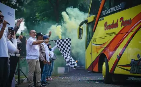 SIER Berangkatkan Mudik Bareng ke Berbagai Daerah di Jatim dan Yogyakarta
