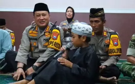 Canda Tawa Warnai Buka Bersama Polresta Malang Kota Bersama Anak Panti Asuhan Al Islah