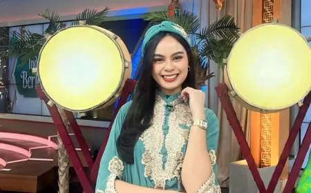 Presenter TV Reyhana Meiziyyah Hadirkan Suasana Lebaran di Layar Kaca