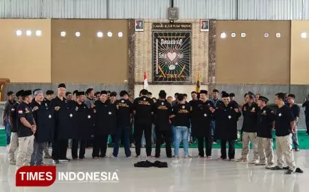 Ribuan Warga SH Terate Cabang Blitar Hadiri Halal bil halal di Padepokan Sawentar