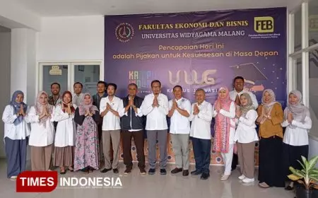 Semangat Baru Pasca Lebaran, Rektor UWG Malang Gelar Safari Halal Bihalal