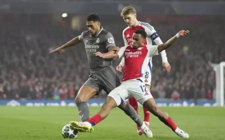 Arsenal Bungkam Real Madrid 3-0 di Leg Pertama Perempat Final Liga Champions