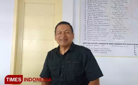 Michael Pimpin Askab Banyuwangi, KONI Harap Kompetisi Usia Dini Makin Moncer