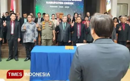 Pengurus Bamag Gresik Resmi Dilantik, Didorong Perkuat Toleransi Antar Umat
