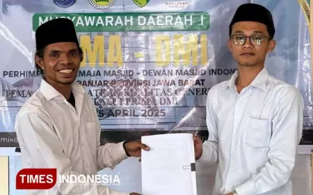Zaenudin Virai Terpilih Sebagai Nahkoda Prima-DMI Kota Banjar