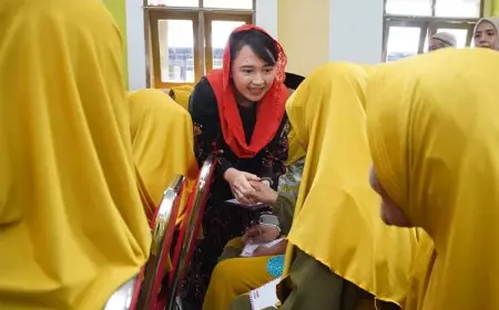 Ketua TP PKK Kabupaten Kediri Halal Bihalal bersama Lansia