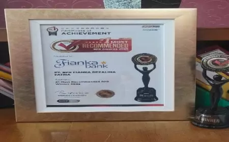 ACHIEVEMENT: PT. BPR Fianka Rezalina Fatma Raih Penghargaan BPR Paling Direkomendasikan Tahun 2025