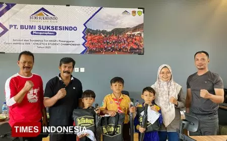 Berprestasi, Belasan Siswa Atlet di Pesanggaran Banyuwangi Dapat Reward PT BSI