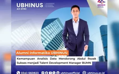 Alumni Informatika UBHINUS: Kemampuan Analisis Data Mendorong Abdul Rozak Sukses menjadi Talent Development Manager BUMN