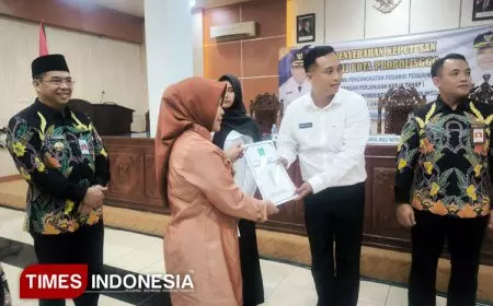 47 ASN PPPK di Kota Probolinggo Dikukuhkan, Dokter Aminuddin: Ini Amanah!