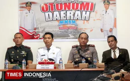 Wabup dan Sekda Sumba Timur Ikuti Peringatan Hari Otonomi Daerah ke-29