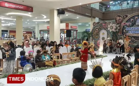 KB dan TK Laboratorium UM Gelar Fashion Show Pakaian Adat di Matos