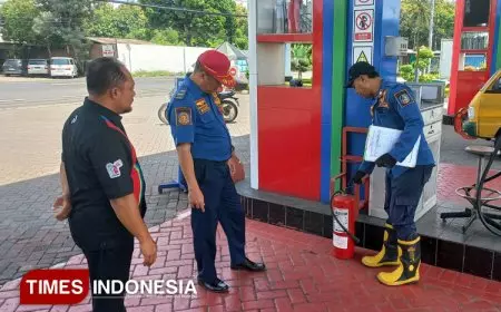 Alat Pemadam Kebakaran di SPBU Banyuwangi Banyak Yang Belum Sesuai SNI