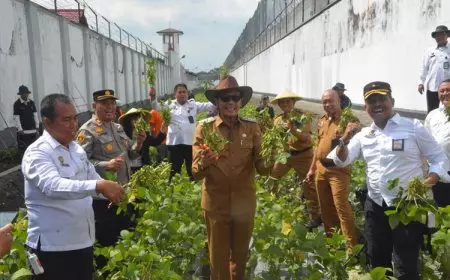 Wali Kota Wahyu Hidayat Dukung Penuh Program Ketahanan Pangan di Lingkungan Lapas Malang