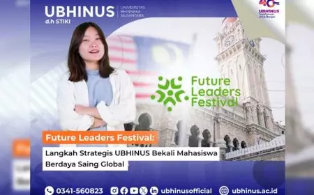 Future Leaders Festival: Langkah Strategis UBHINUS Bekali Mahasiswa Berdaya Saing Global