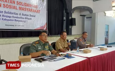 Bakesbangpol Banyuwangi Ajak Masyarakat Kuatkan Solidaritas dan Ikatan Sosial Demi Kondusifitas Wilayah