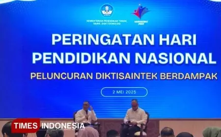 Rektor UNJ Hadiri Peringatan Hardiknas dan Peluncuran Logo "Diktisaintek Berdampak" oleh Mendiktisaintek