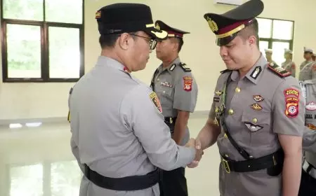 Sertijab Kasat Lantas, Kapolres Banjar Beri Pesan Ini