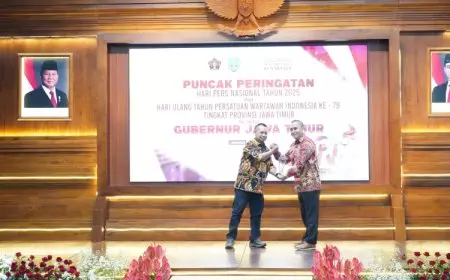 Puncak Resepsi HPN 2025, Bank Jatim Raih Penghargaan dari PWI Jawa Timur