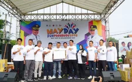 Dandim Ponorogo Hadiri Peringatan May Day 2025