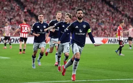 Manchester United Hancurkan Bilbao 3-0 di Leg Pertama Semifinal Liga Europa