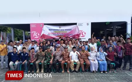 Jalankan Program Presiden, Pemdes Sidomukti Bentuk Pengurus Koperasi Desa Merah Putih