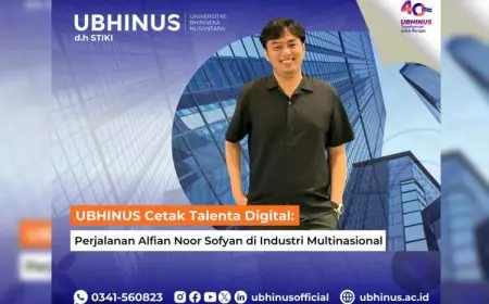 UBHINUS Cetak Talenta Digital: Perjalanan Alfian Noor Sofyan di Industri Multinasional