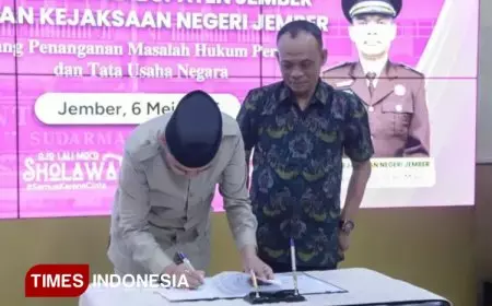Bupati Jember Fawait Teken Kerja Sama Pencegahan Korupsi APBD Bersama Kejaksaan