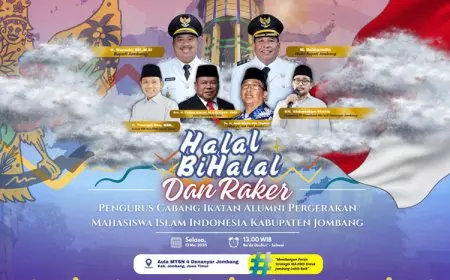 IKA PMII Jombang Gelar Halal Bihalal dan Raker untuk Membangun Peran Strategis Alumni