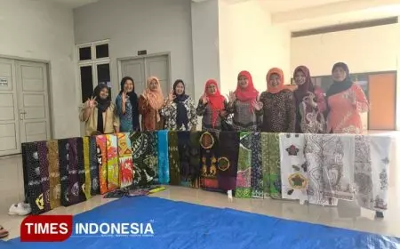 FP UWG Malang Terima Kunjungan Mahasiswa IIK Kediri, Belajar Membatik di Sanggar Batik Wangsa Singosari