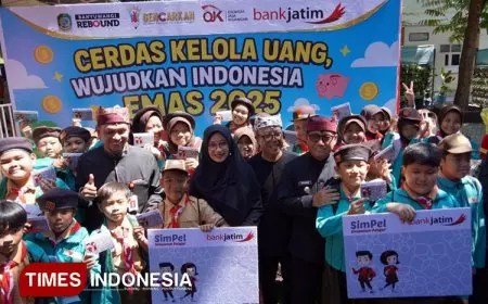 Dukung Literasi Keuangan di Banyuwangi, Bank Jatim Bukakan Rekening 1.000 Siswa