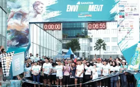 Samator EnviRUNment 2.0 Ajak Masyarakat Hidup Sehat dan Cinta Lingkungan
