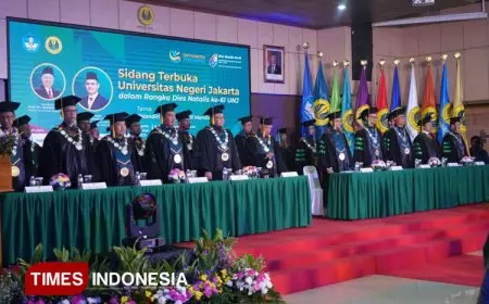 UNJ Gelar Sidang Terbuka dalam Rangkaian Dies Natalis ke-61 Tahun