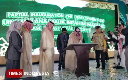 UIN Maliki Malang Resmikan Gedung Ar-Rahim Kampus 3, Mantap Jadi Kampus Kelas Dunia