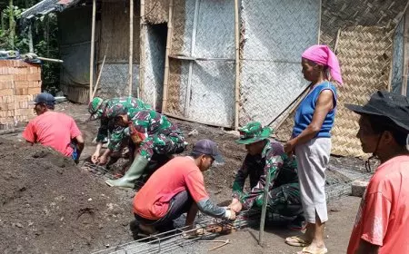 Bedah Rumah TMMD, Pasutri di Jember Ini Akhirnya Memiliki Rumah Impian