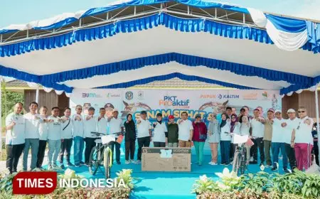 Pupuk Kaltim Peduli Kesehatan Masyarakat Sekitar Perusahaan Lewat Pemeriksaan Gratis