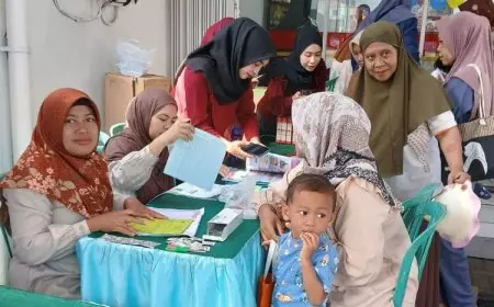 71 Balita Watugede Malang Sehat Bersama Gebyar Posyandu Alfamart