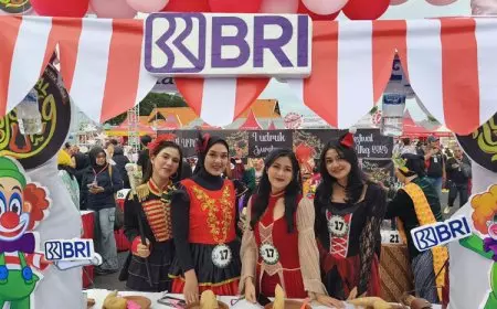 BRI RO Surabaya Ikut Meriahkan Festival Rujak Uleg 2025